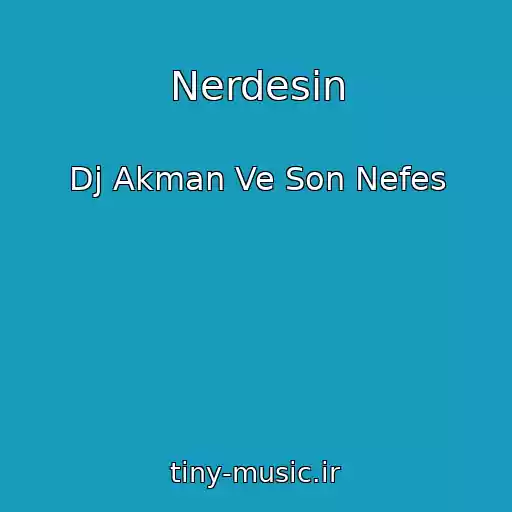 کاور آهنگ Nerdesin از Dj Akman Ve Son Nefes