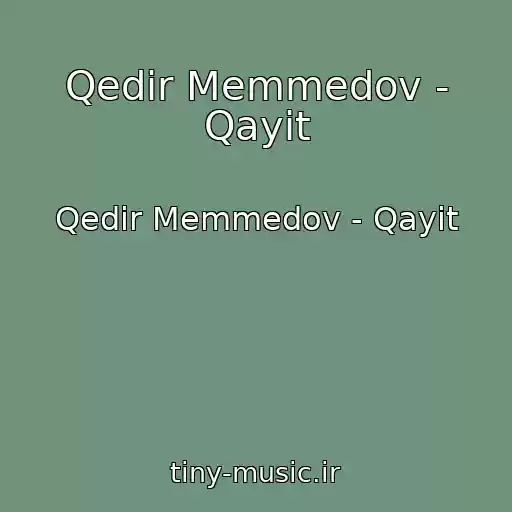 کاور آهنگ Qedir Memmedov - Qayit از Qedir Memmedov - Qayit