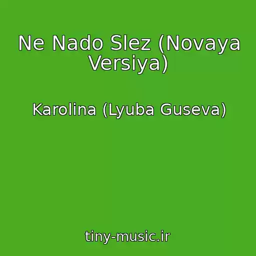 کاور آهنگ Ne Nado Slez (Novaya Versiya) از Karolina (Lyuba Guseva)