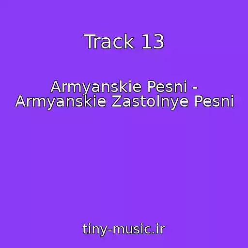 کاور آهنگ Track 13 از Armyanskie Pesni - Armyanskie Zastolnye Pesni