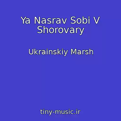 کاور آهنگ Ya Nasrav Sobi V Shorovary از Ukrainskiy Marsh
