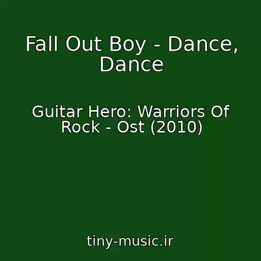کاور آهنگ Fall Out Boy - Dance, Dance از Guitar Hero: Warriors Of Rock - Ost (2010)
