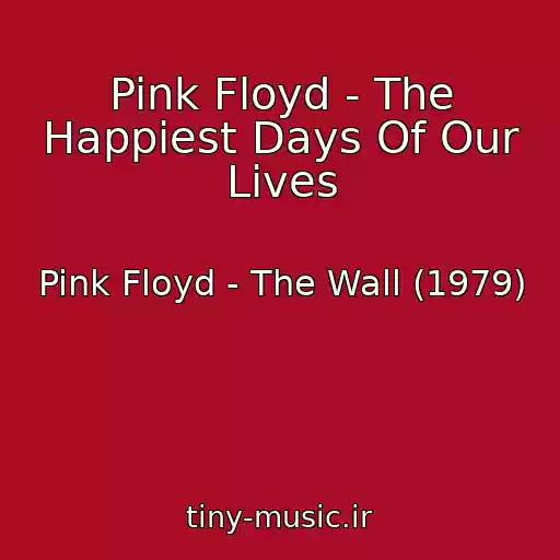 کاور آهنگ Pink Floyd - The Happiest Days Of Our Lives از Pink Floyd - The Wall (1979)