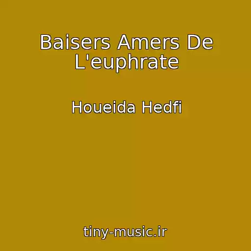 کاور آهنگ Baisers Amers De L'euphrate از Houeida Hedfi