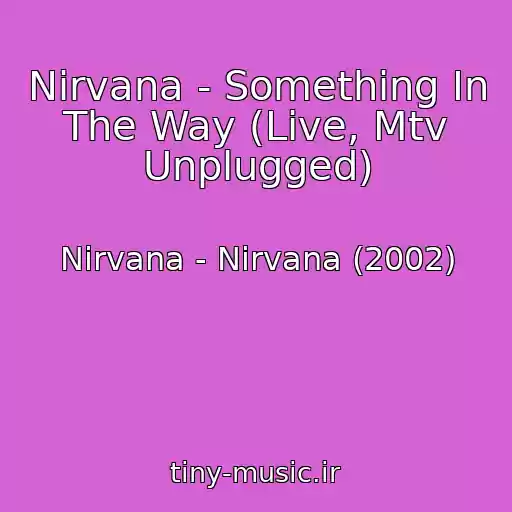 کاور آهنگ Nirvana - Something In The Way (Live, Mtv Unplugged) از Nirvana - Nirvana (2002)