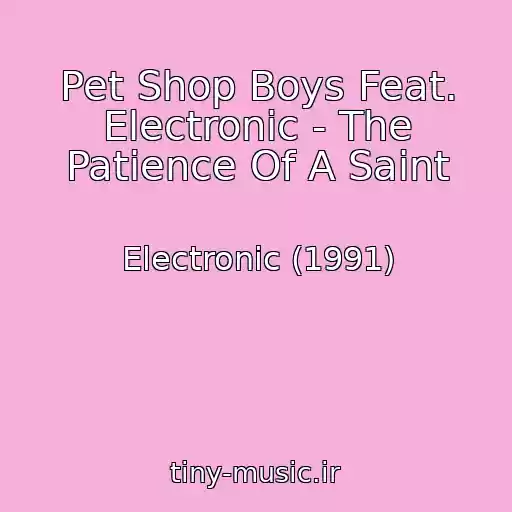 کاور آهنگ Pet Shop Boys Feat. Electronic - The Patience Of A Saint از Electronic (1991)
