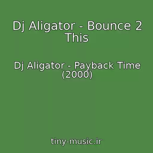 کاور آهنگ Dj Aligator - Bounce 2 This از Dj Aligator - Payback Time (2000)
