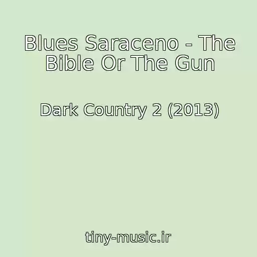 کاور آهنگ Blues Saraceno - The Bible Or The Gun از Dark Country 2 (2013)