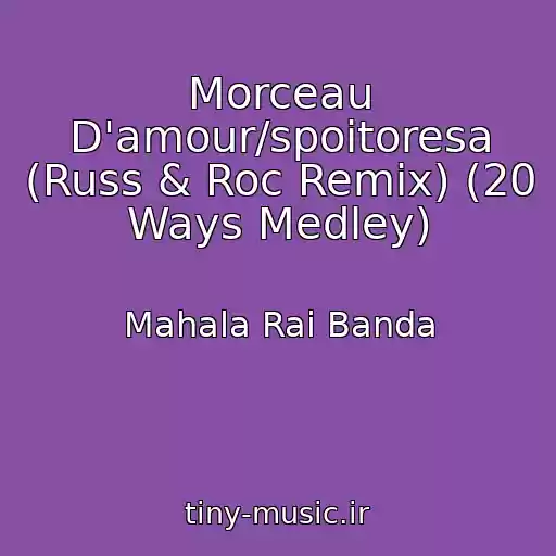 کاور آهنگ Morceau D'amour/spoitoresa (Russ & Roc Remix) (20 Ways Medley) از Mahala Rai Banda