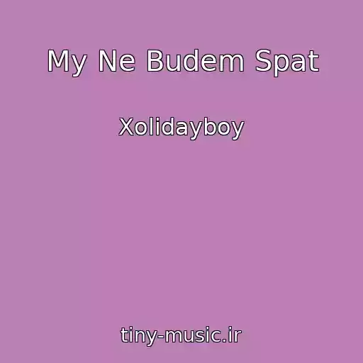کاور آهنگ My Ne Budem Spat از Xolidayboy