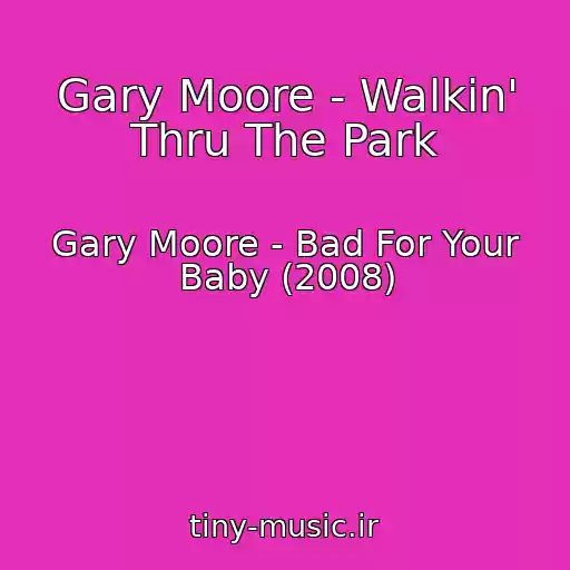 کاور آهنگ Gary Moore - Walkin' Thru The Park از Gary Moore - Bad For Your Baby (2008)