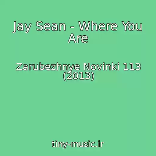 کاور آهنگ Jay Sean - Where You Are از Zarubezhnye Novinki 113 (2013)