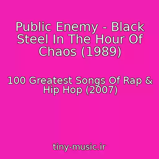کاور آهنگ Public Enemy - Black Steel In The Hour Of Chaos (1989) از 100 Greatest Songs Of Rap & Hip Hop (2007)