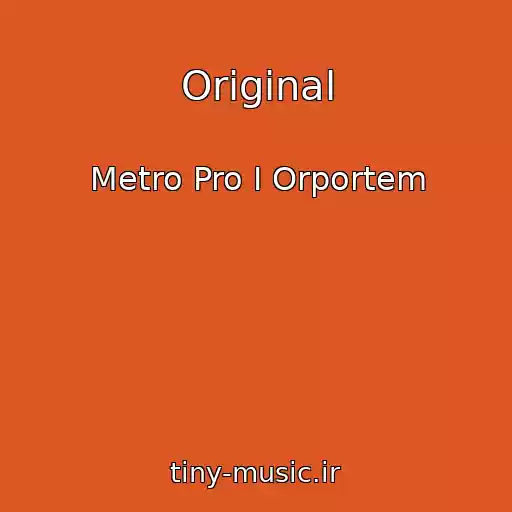 کاور آهنگ Original از Metro Pro I Orportem