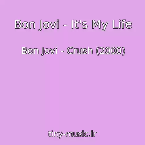 کاور آهنگ Bon Jovi - It's My Life از Bon Jovi - Crush (2000)