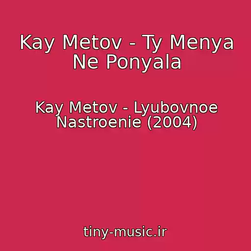 کاور آهنگ Kay Metov - Ty Menya Ne Ponyala از Kay Metov - Lyubovnoe Nastroenie (2004)