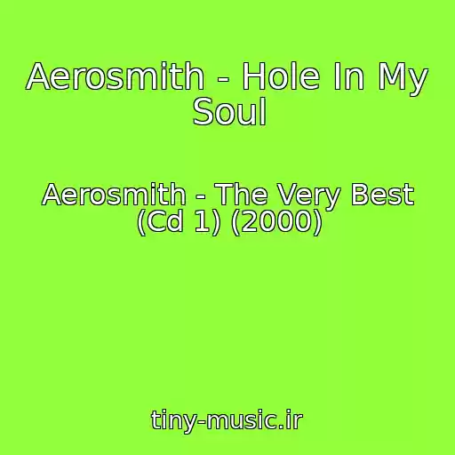 کاور آهنگ Aerosmith - Hole In My Soul از Aerosmith - The Very Best (Cd 1) (2000)