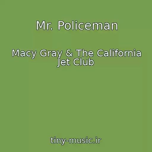 کاور آهنگ Mr. Policeman از Macy Gray & The California Jet Club