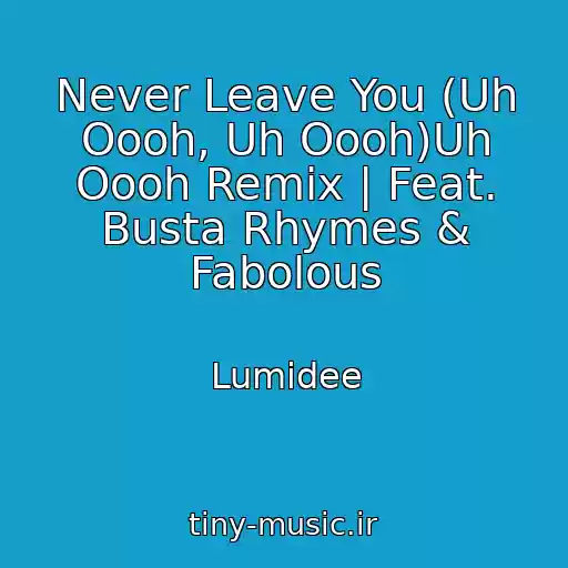 کاور آهنگ Never Leave You (Uh Oooh, Uh Oooh)Uh Oooh Remix | Feat. Busta Rhymes & Fabolous از Lumidee
