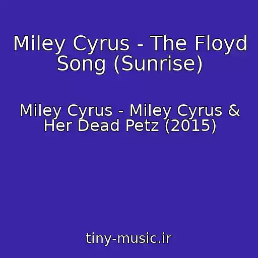 کاور آهنگ Miley Cyrus - The Floyd Song (Sunrise) از Miley Cyrus - Miley Cyrus & Her Dead Petz (2015)