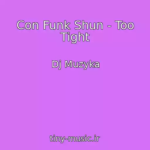 کاور آهنگ Con Funk Shun - Too Tight از Dj Muzyka