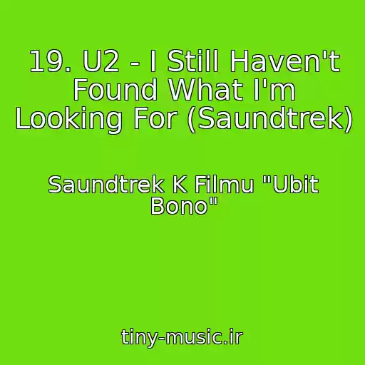 کاور آهنگ 19. U2 - I Still Haven't Found What I'm Looking For (Saundtrek) از Saundtrek K Filmu "Ubit Bono"