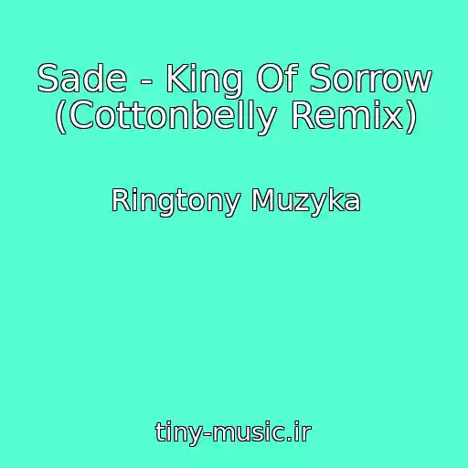 کاور آهنگ Sade - King Of Sorrow (Cottonbelly Remix) از Ringtony Muzyka