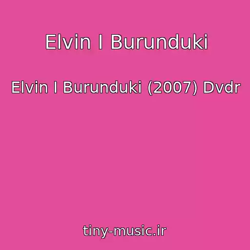 کاور آهنگ Elvin I Burunduki از Elvin I Burunduki (2007) Dvdr