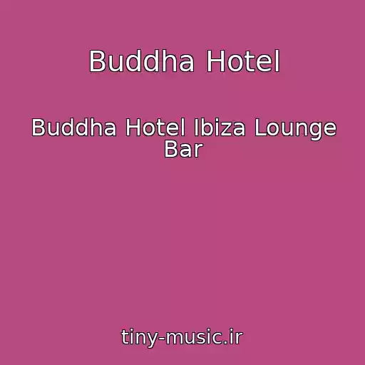 کاور آهنگ Buddha Hotel از Buddha Hotel Ibiza Lounge Bar