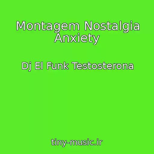 کاور آهنگ Montagem Nostalgia Anxiety از Dj El Funk Testosterona
