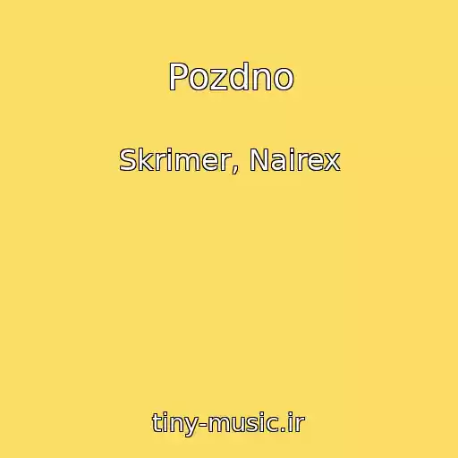 کاور آهنگ Pozdno از Skrimer, Nairex