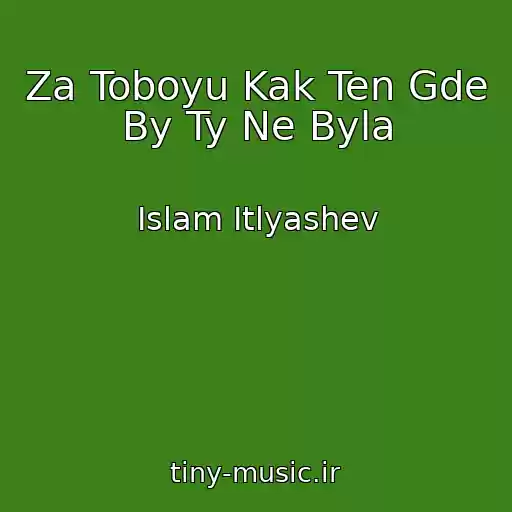کاور آهنگ Za Toboyu Kak Ten Gde By Ty Ne Byla از Islam Itlyashev