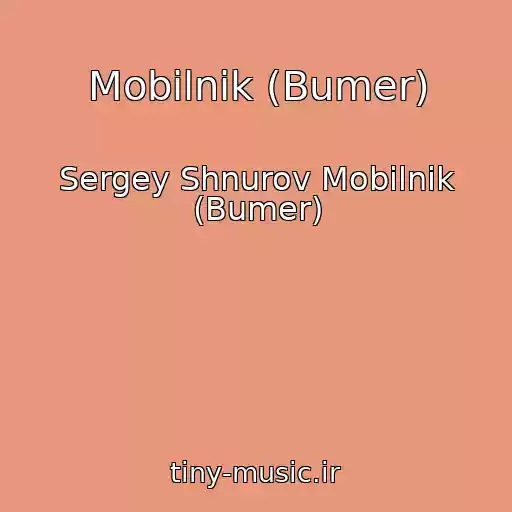 کاور آهنگ Mobilnik (Bumer) از Sergey Shnurov Mobilnik (Bumer)
