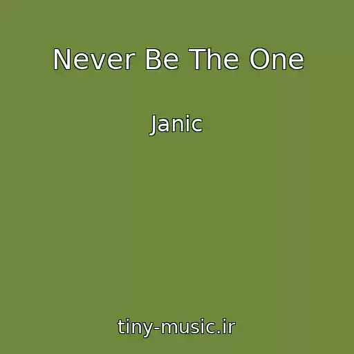کاور آهنگ Never Be The One از Janic