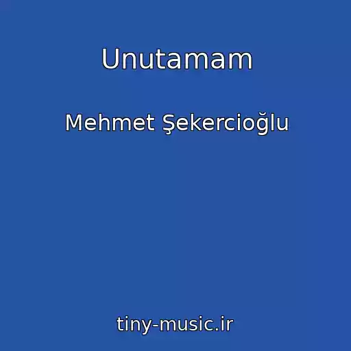کاور آهنگ Unutamam از Mehmet Şekercioğlu