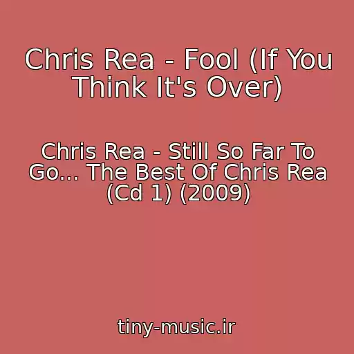 کاور آهنگ Chris Rea - Fool (If You Think It's Over) از Chris Rea - Still So Far To Go... The Best Of Chris Rea (Cd 1) (2009)