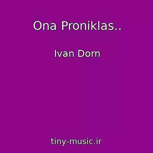 کاور آهنگ Ona Proniklas.. از Ivan Dorn