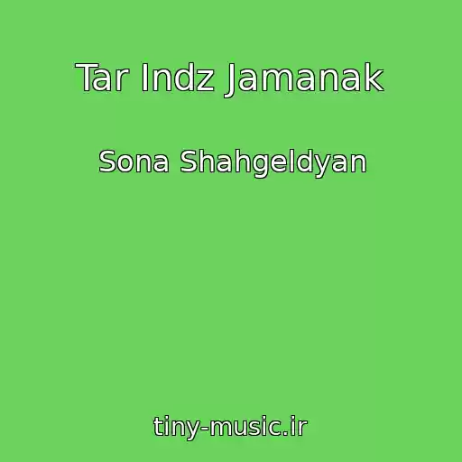 کاور آهنگ Tar Indz Jamanak از Sona Shahgeldyan