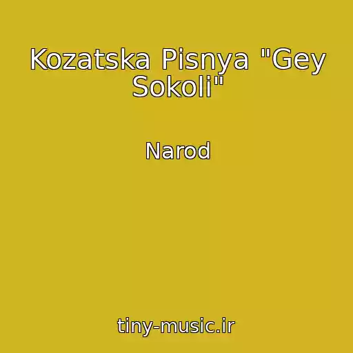 کاور آهنگ Kozatska Pіsnya "Gey Sokoli" از Narod