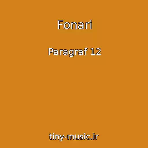کاور آهنگ Fonari از Paragraf 12