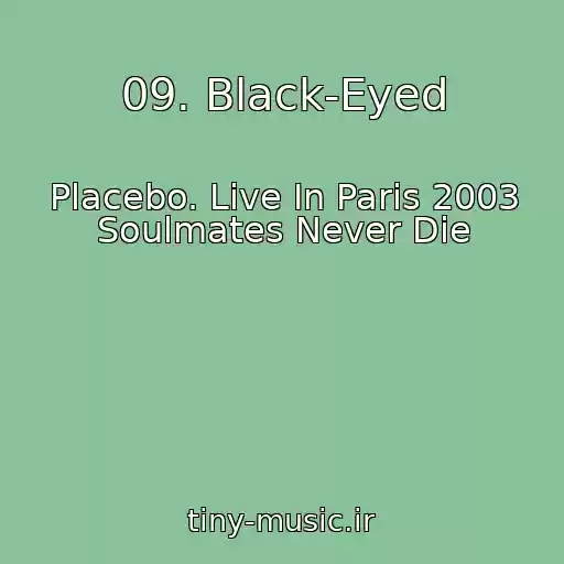 کاور آهنگ 09. Black-Eyed از Placebo. Live In Paris 2003 Soulmates Never Die