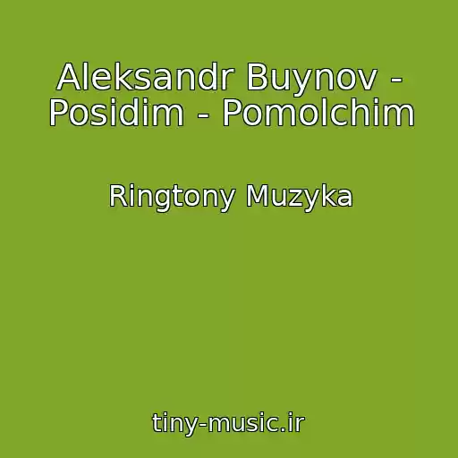 کاور آهنگ Aleksandr Buynov - Posidim - Pomolchim از Ringtony Muzyka