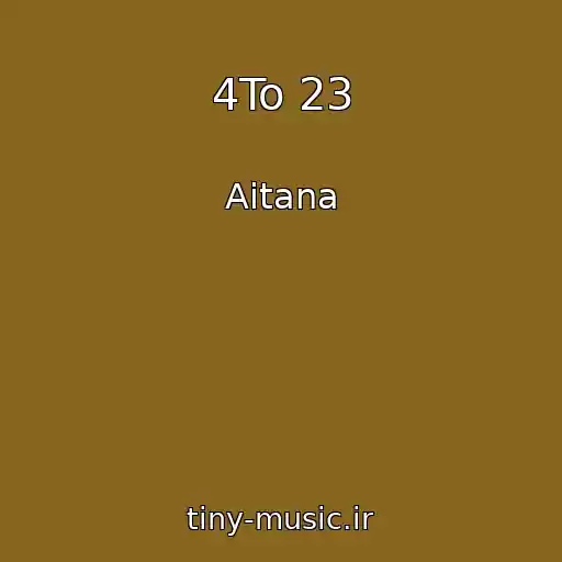 کاور آهنگ 4To 23 از Aitana