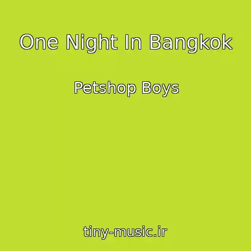 کاور آهنگ One Night In Bangkok از Petshop Boys