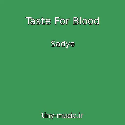 کاور آهنگ Taste For Blood از Sadye