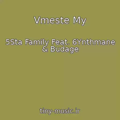 کاور آهنگ Vmeste My از 5Sta Family Feat. 6Ynthmane & Budage