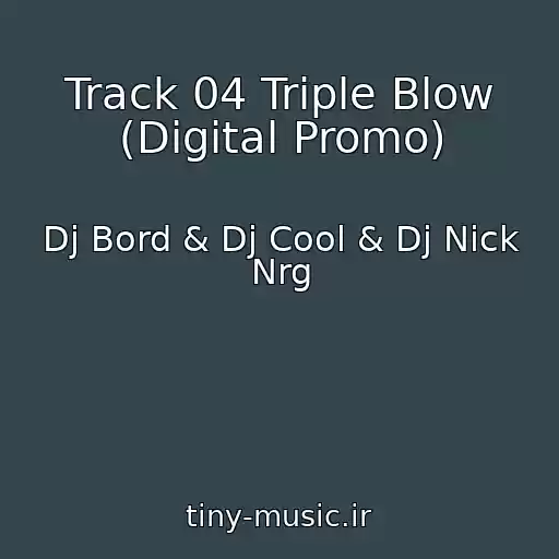 کاور آهنگ Track 04 Triple Blow (Digital Promo) از Dj Bord & Dj Cool & Dj Nick Nrg