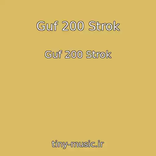 کاور آهنگ Guf 200 Strok از Guf 200 Strok