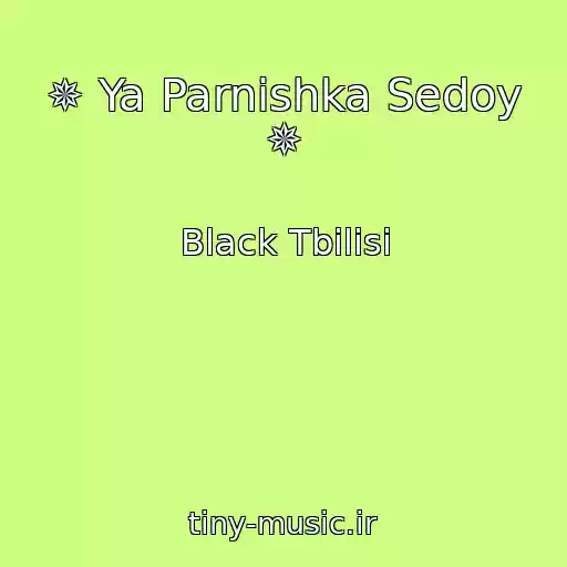 کاور آهنگ ✵ Ya Parnishka Sedoy ✵ از Black Tbilisi