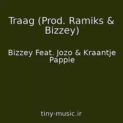 کاور آهنگ Traag (Prod. Ramiks & Bizzey) از Bizzey Feat. Jozo & Kraantje Pappie